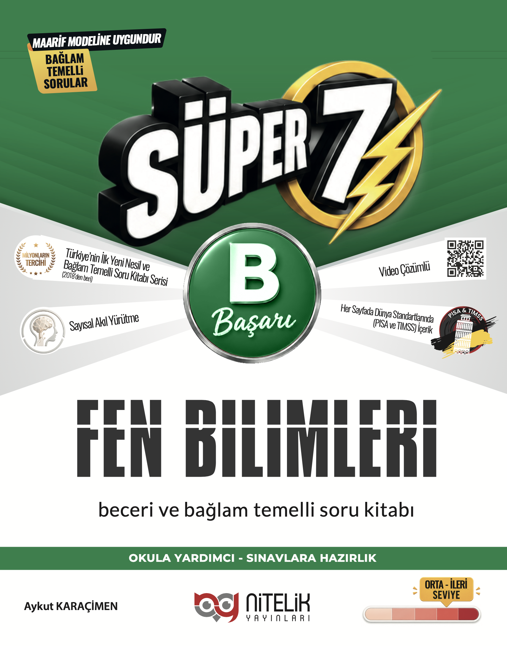 7. SINIF SÜPER FEN BİLİMLERİ SORU KİTABI (B)